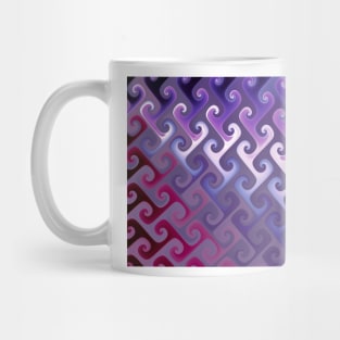 Purple Abstract Texture Mug